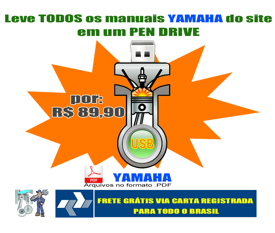Pen Drive 4GB – Todos os Manuais de Serviço YAMAHA disponíveis no site