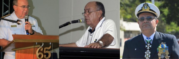 O Almirante de Esquadra LEAL FERREIRA, o navegador Carlos Brancante e o Vice-Almirante LIMA FILHO estarão no XV Simpósio de Segurança do Navegador Amador 2018.