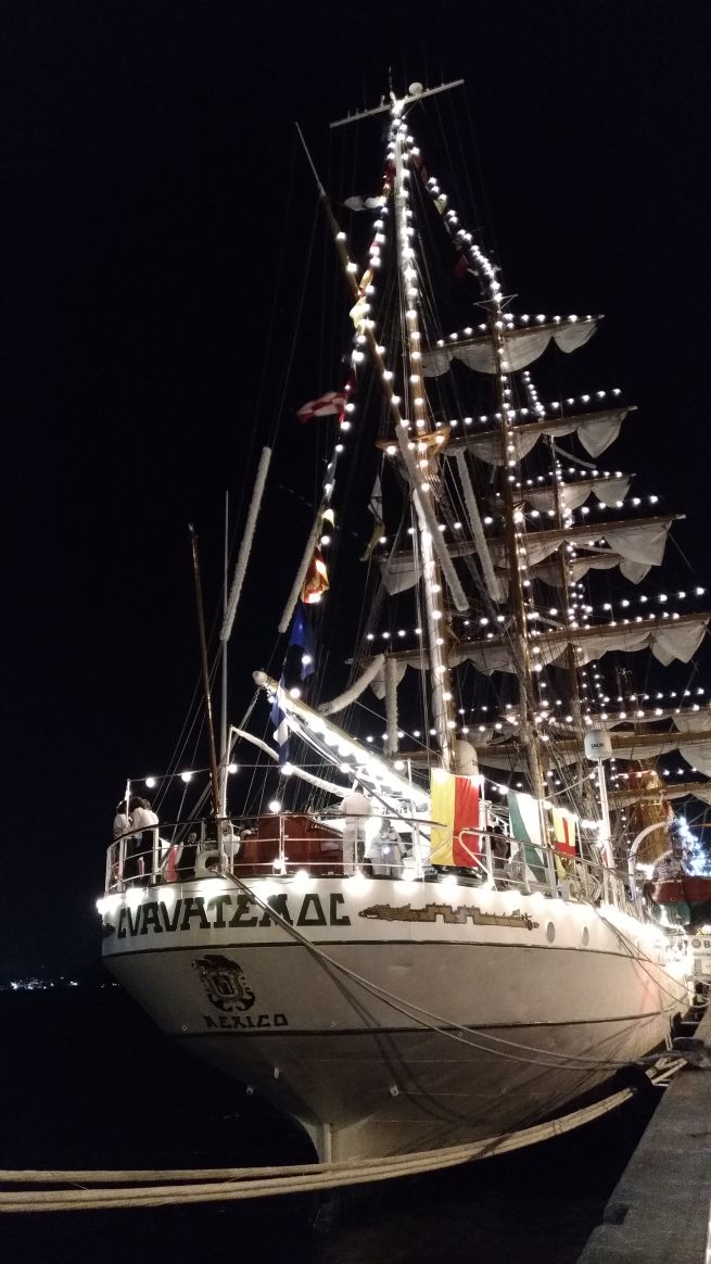 Veleiro participante do "Velas Latinoamérica 2018". Foto: Cristóvão Prado.