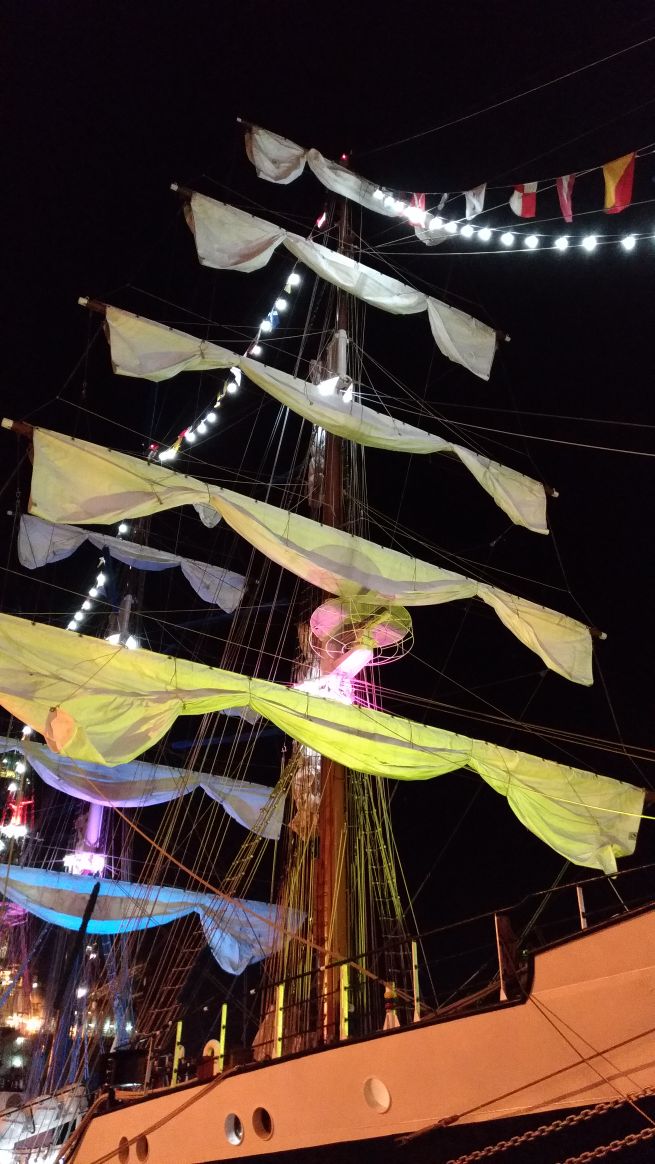 Veleiro participante do "Velas Latinoamérica 2018". Foto: Cristóvão Prado.