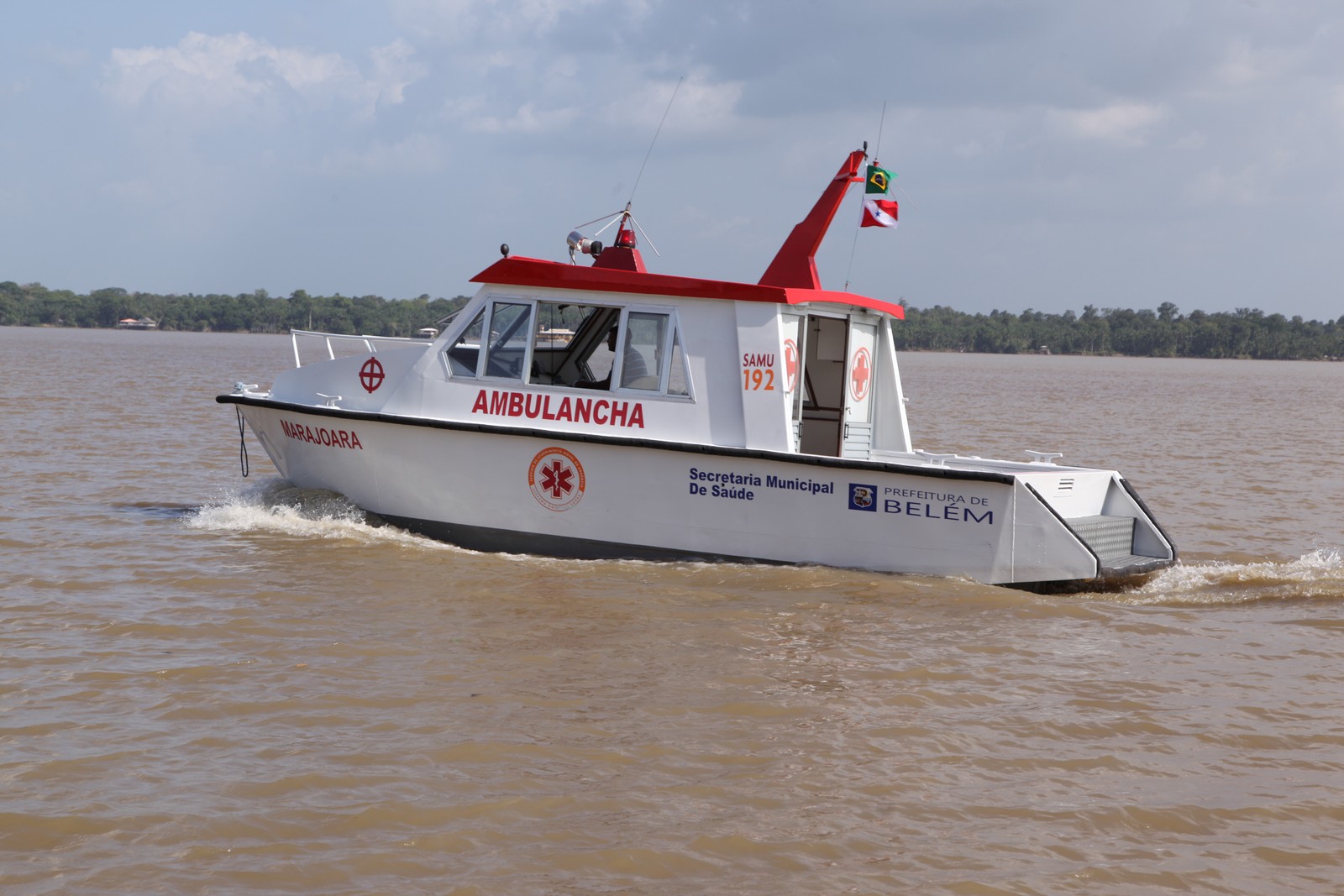 Bandidos roubam lancha do Samu na Ilha de Cotijuba (PA)