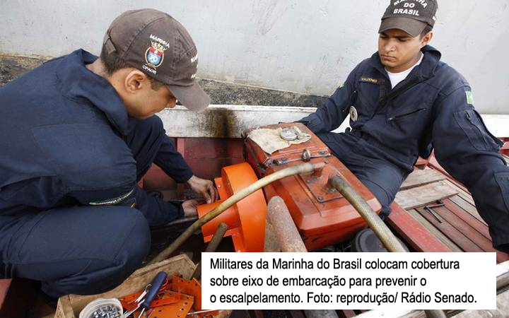 Capitania dos Portos realiza ação para prevenir escalpelamento causado por eixo de embarcações no PA