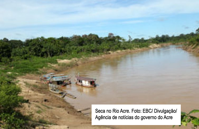 Bombeiros alertam navegantes sobre baixo nível de rios no Acre