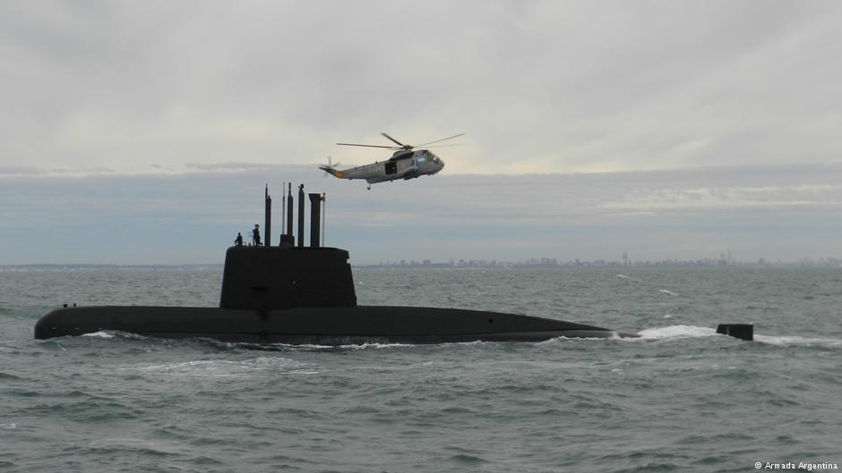 Empresa dos EUA buscará submarino argentino desaparecido