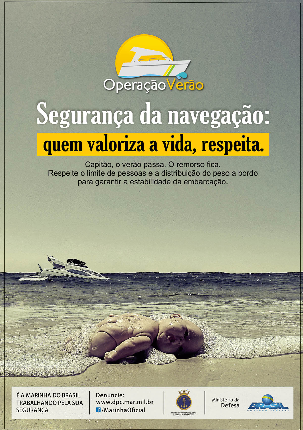 Marinha do Brasil inicia Operação Verão 2018/2019. Imagem: Marinha do Brasil/DPC.
