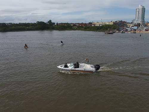 Marinha realiza inspeção naval no Rio Tramandaí