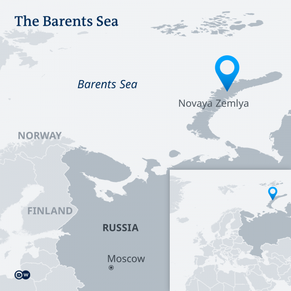 Barco de pesca russo afunda no Mar de Barents