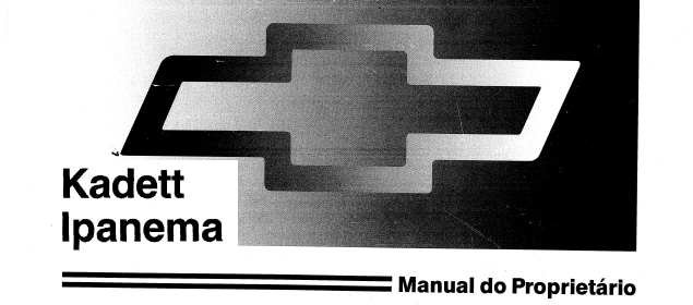 Manual do Kadett Ipanema 96