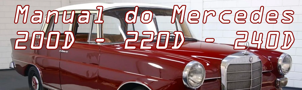 Manual do Proprietário Mercedes 200D 220D 240D